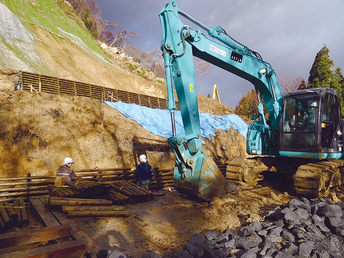 木製校蔵式土留工