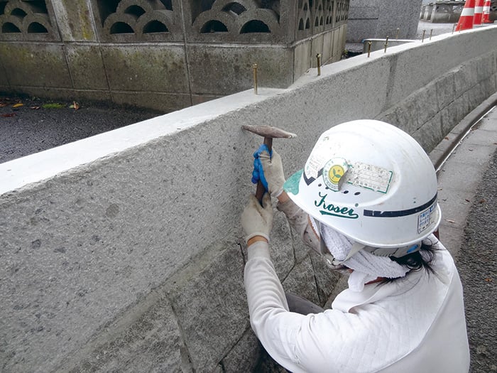 コタタキ・ビシャン仕上げ